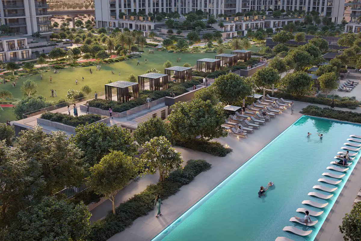 Pool Overlooking Gardens